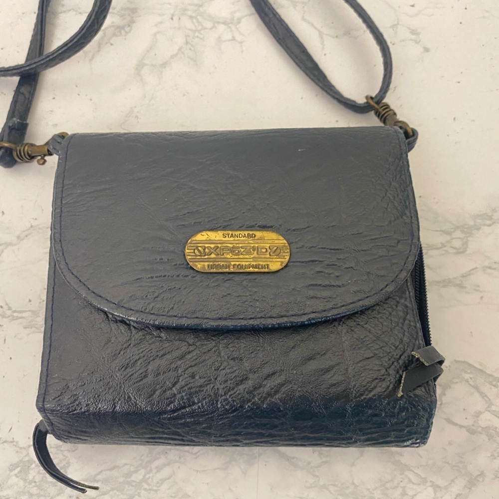 Womens Crossbody Purse Navy Blue Vegan Leather by Urban Equipment Hiking… - Picture 2 of 10
